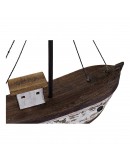 Decorative Figure DKD Home Decor Wood Barco (31 x 9 x 36.5 cm)