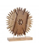 Decorative Figure DKD Home Decor Star Wood Natural (28 x 9 x 34 cm)