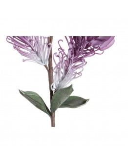 Decorative Flowers DKD Home Decor Blue EVA (Ethylvynilacetate) Lilac (2 pcs)