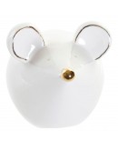 Decorative Figure DKD Home Decor Porcelain Mouse (9.5 x 7.4 x 9 cm)