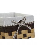 Basket set DKD Home Decor Baths Linen Fibre Traditional (3 pcs)