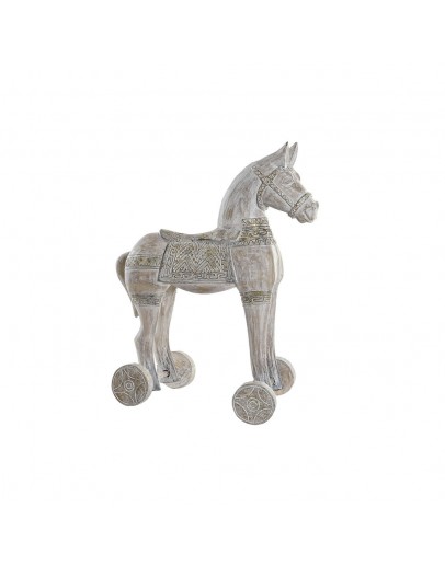 Decorative Figure DKD Home Decor Horse Iron Aged finish (42 x 22 x 49 cm)