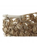 Basket set DKD Home Decor Fibre Boho Seagrass (3 pcs)