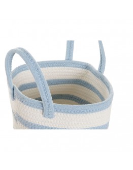 Basket DKD Home Decor Cotton (3 pcs) (25 x 25 x 19 cm)