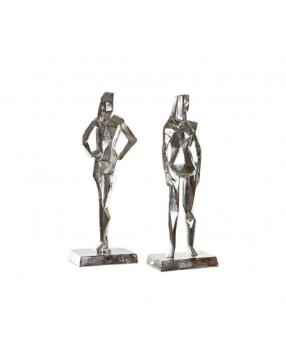 Decorative Figure DKD Home Decor Aluminium (2 pcs) (23 x 13 x 62 cm)