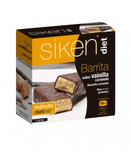 Energy bar Siken Caramel Vanilla (5 uds)