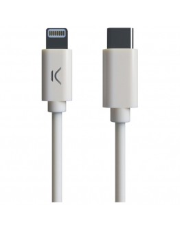 USB-C to Lightning Cable KSIX MFI (1 m) White