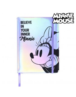 Notebook with Bookmark Minnie Mouse A5 Lilac