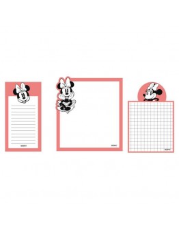 Set of Sticky Notes Minnie Mouse (3 pcs) Pink