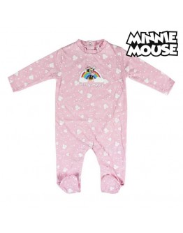 Baby's Long-sleeved Romper Suit Minnie Mouse Pink