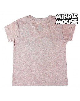 Child's Short Sleeve T-Shirt Minnie Mouse Pink Sequins