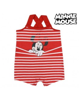 Baby's Sleeveless Romper Suit Minnie Mouse Red