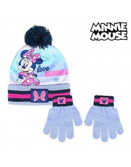 Hat & Gloves Minnie Mouse Lilac