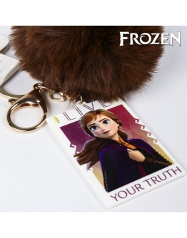 Cuddly Toy Keyring Anna Frozen 74024 Purple