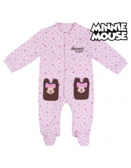 Baby's Long-sleeved Romper Suit Minnie Mouse Pink