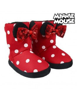 House Slippers Minnie Mouse Red