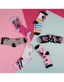 Socks Minnie Mouse (6 uds)