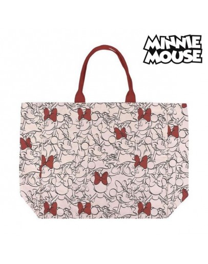 Bag Minnie Mouse Handles Red Beige