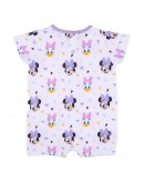 Baby's Short-sleeved Romper Suit Minnie Mouse White