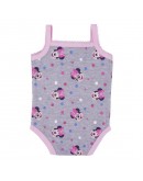 Leotard Minnie Mouse Grey Pink (2 uds)