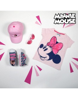 Child's Short Sleeve T-Shirt Minnie Mouse Pink