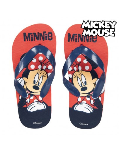 Flip Flops for Children Minnie Mouse Red