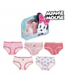 Pack of Girls Knickers Minnie Mouse Multicolour (5 uds)