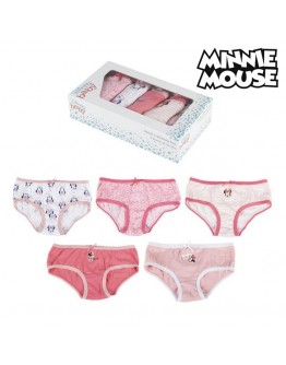 Pack of Girls Knickers Minnie Mouse Multicolour (5 uds)