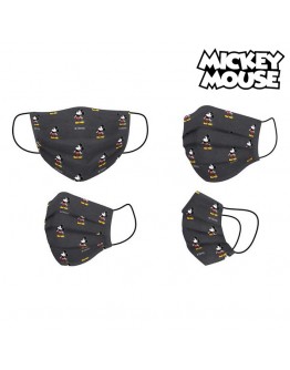 Hygienic Face Mask Mickey Mouse + 11 Years Black