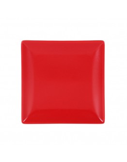 Dessert dish Ming II Red Squared (18 x 18 x 1,7 cm)