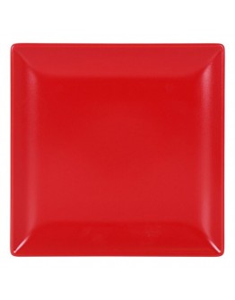 Dessert dish Ming II Red Squared (21 x 21 x 2 cm)