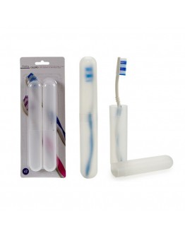 Protective Case Plastic Toothbrush 2 Pieces