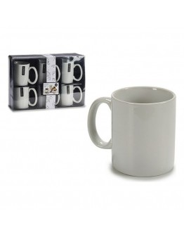 Set of Mugs Porcelain (6 Pieces) (8 x 9,6 x 12 cm)