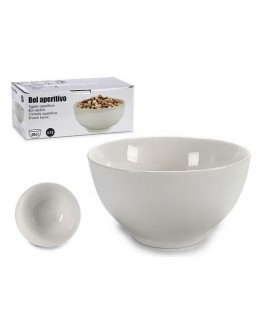 Bowl Porcelain (11 x 5,5 x 11 cm) White