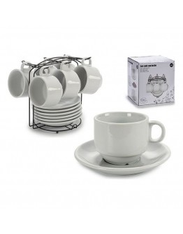 Piece Coffee Cup Set Porcelain (6 Pieces) (17 x 19 x 18 cm)