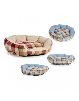 Dog Bed Squared Oval (48 x 18 x 58 cm)