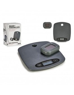 kitchen scale Grey Steel (3 x 29 x 19 cm) Digital Timer