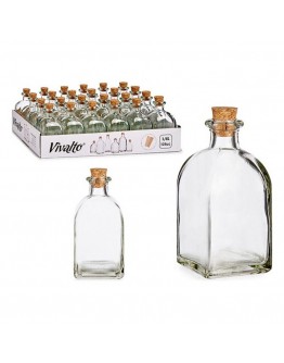 Glass Bottle Vivalto Cork Glass (125 ml)