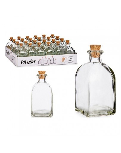 Glass Bottle Vivalto Cork Glass (125 ml)