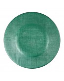 Flat plate Vivalto Green Crystal (21 x 2 x 21 cm)