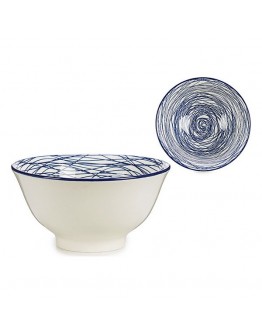 Bowl Blue Porcelain Ø 16 cm