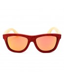 Unisex Sunglasses WOOD-ROJO Brown Red (Ø 45 mm)