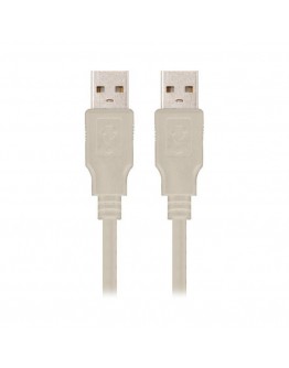 USB 2.0 Cable NANOCABLE 10.01.0303 Beige (2 M)