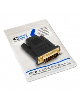 DVI-D to HDMI Adapter NANOCABLE 10.15.0700 Black