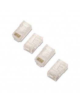 Category 6 UTP RJ45 Connector NANOCABLE 10.21.0201 (10 Pcs)