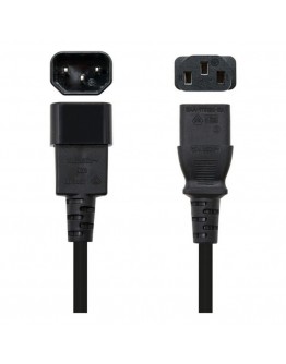 Power Cord NANOCABLE 10.22.0202 1,5 m 1500W Black