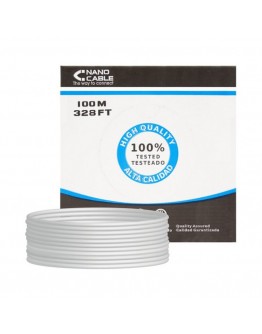 RJ45 CAT 5e UTP Cable NANOCABLE 10.20.0302-FLEX Grey (100 M)