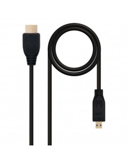 Micro HDMI Cable NANOCABLE 10.15.3502 1,8 m Black