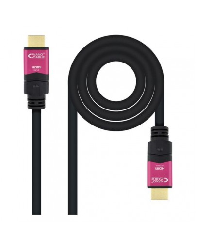 HDMI Cable NANOCABLE 10.15.3715 4K HDR 15 m Black