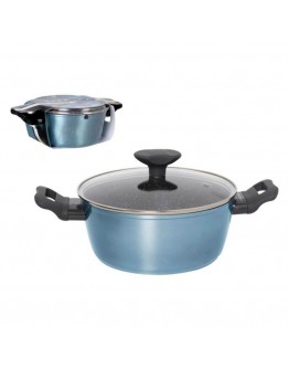 Casserole with glass lid Quttin Blue